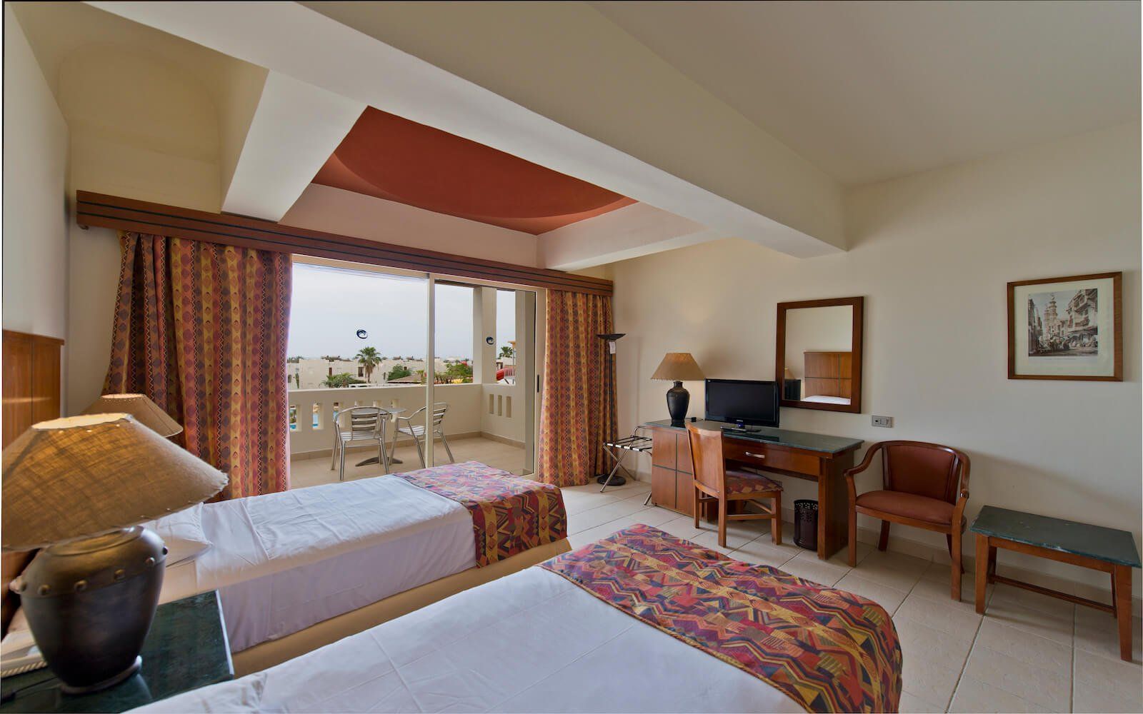 Comfortable guest room with amenities Amphoras Aqua