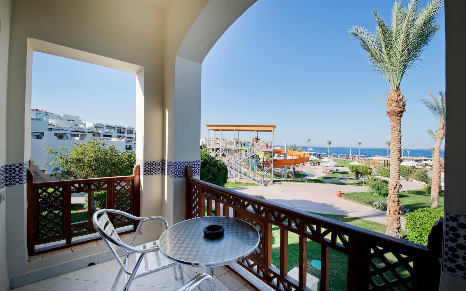 Sea-view room balcony at Amphoras Resort 