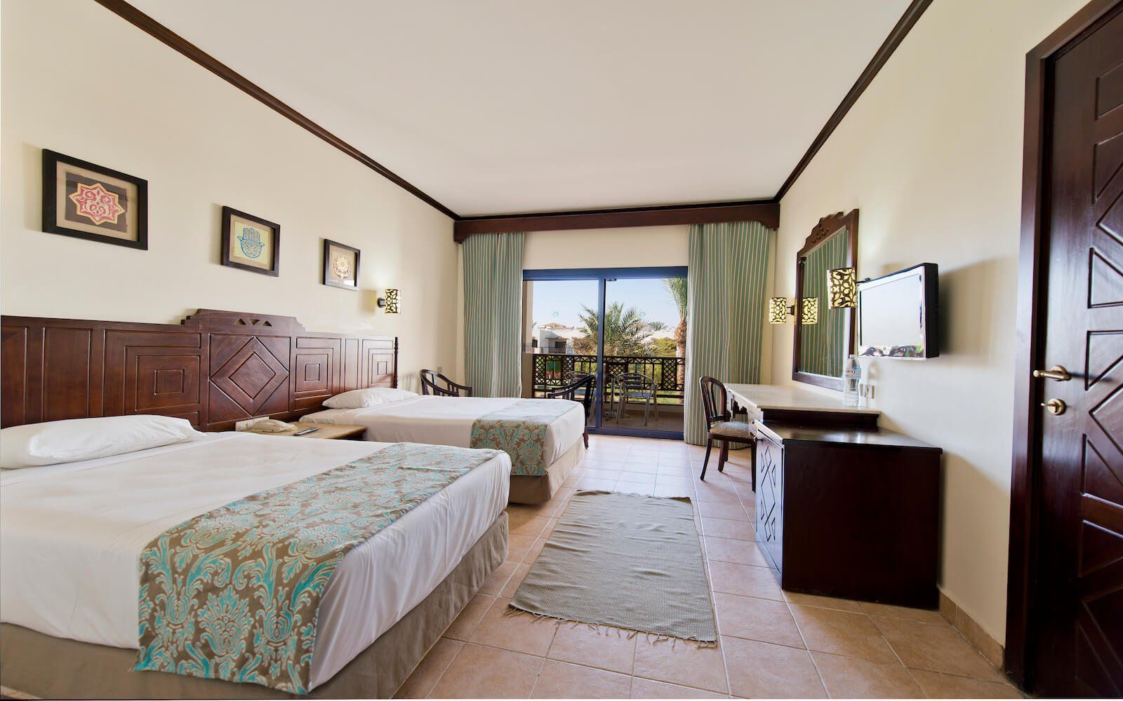 Comfortable guest room with amenities  Amphoras blu