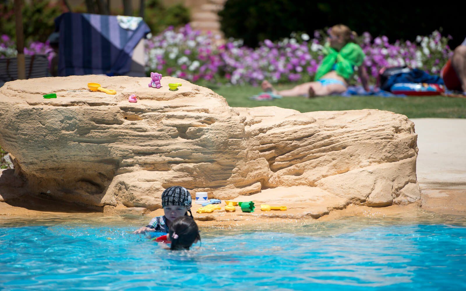Kids’ swimming pool at Amphoras Aqua Resort