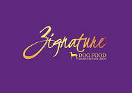 signature dog food logo