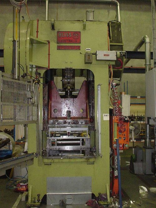 side view of an industrial machine