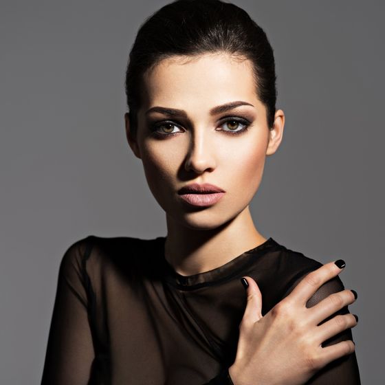 smoky eye artdeco