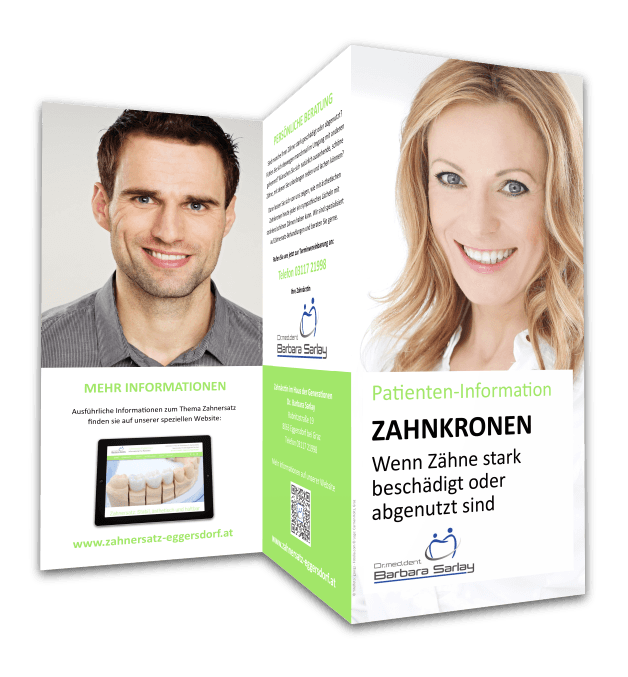 Flyer Zahnkronen Flyer Zahnkronen