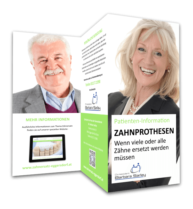 Flyer Zahnprothesen Flyer Zahnprothesen
