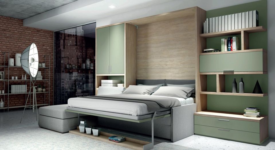 LETTO A SCOMPARSA A ROMA G09 LINEA MOLTENI HOME LETTI A SCOMPARSA A ROMA