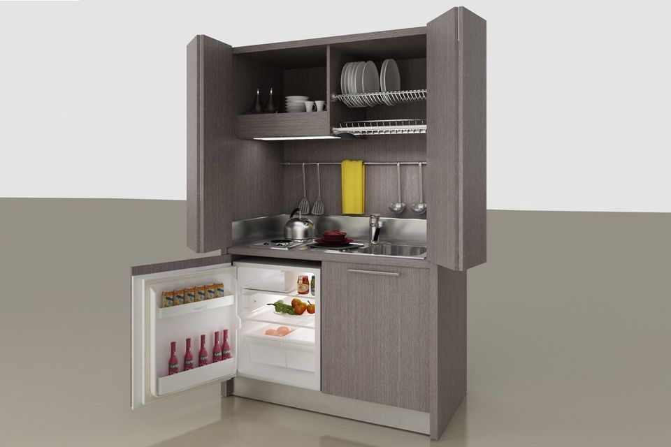 CUCINA MONOBLOCCO A SCOMPARSA ROMA K 143 LARGHEZZA 127,6 CUCINA MONOBLOCCO A SCOMPARSA ROMA K 143 LARGHEZZA 127,6