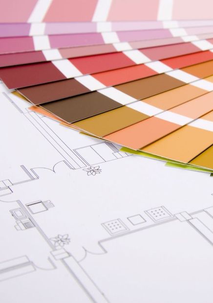 Colour swatches used for painting services in Whangarei