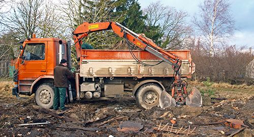 Lorry used for haulage in North East Fife