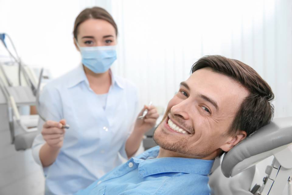 dentista e paziente