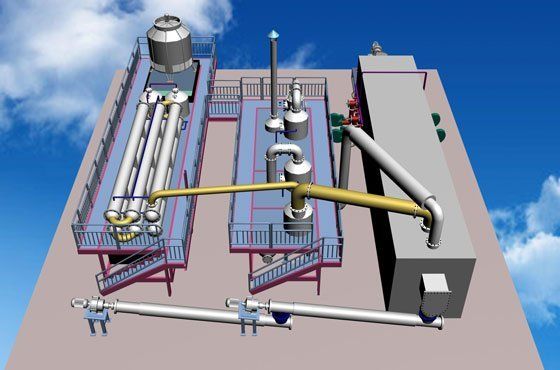 Automatic Waste Plastic Pyrolysis Plant Design 
