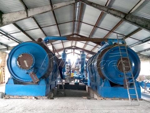 Tyre Pyrolysis Plant