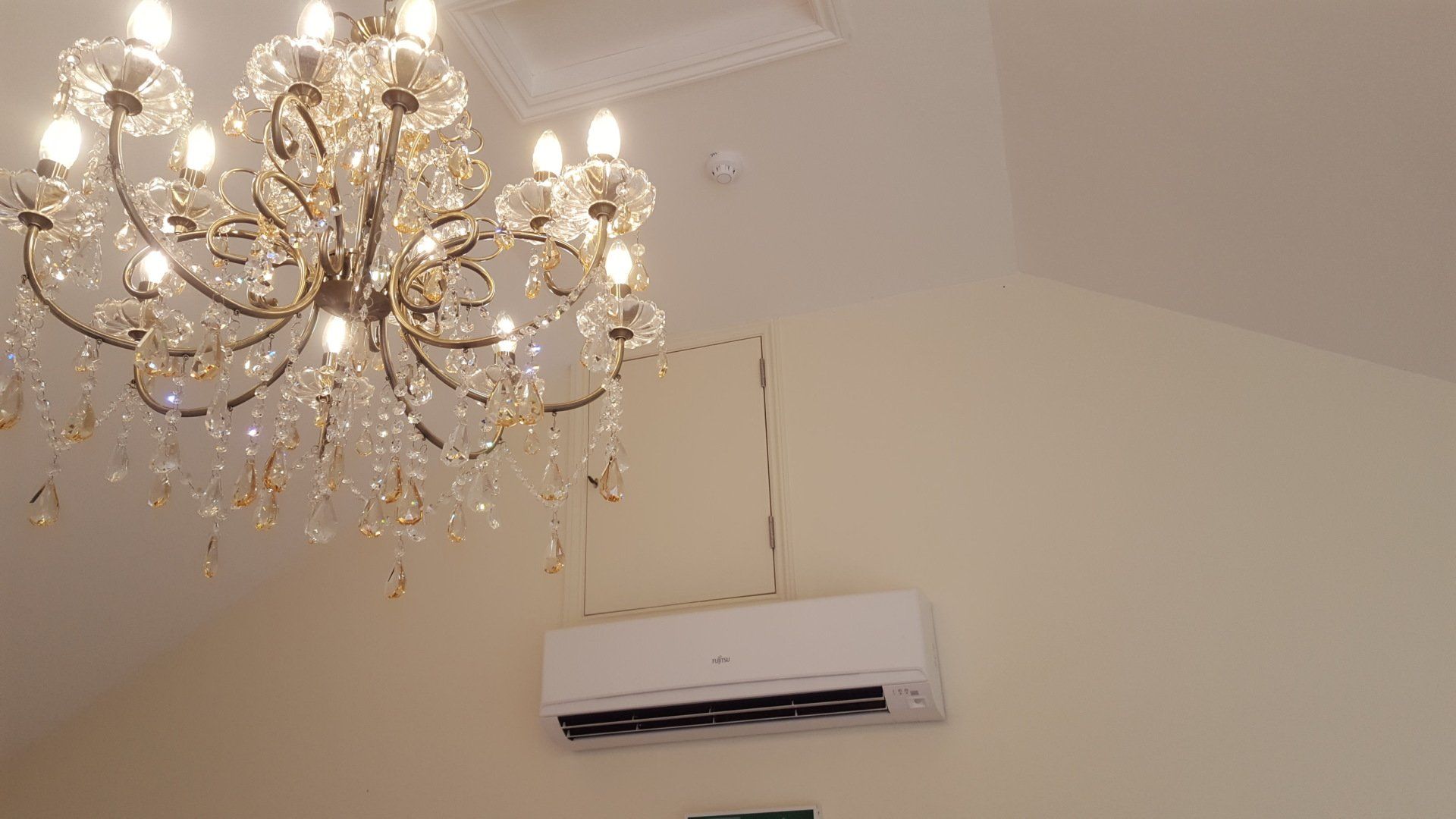 air conditioning in the room