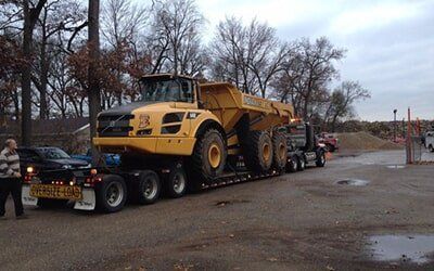 Yellow Truck — Wrecking & Demolition Contractors in Osceola, IN