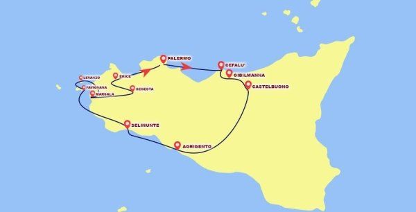 Sicile et îles Égades Sicile et îles Égades