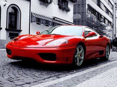 Red Sportscar — Auto Detailing in Bridgewater, NJ