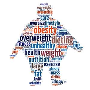 rappresentazione grafica obesità