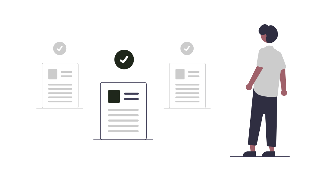 check documents illustration