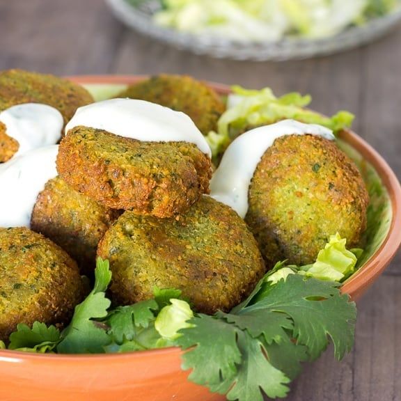 Falafel de garbanzos Falafel de garbanzos