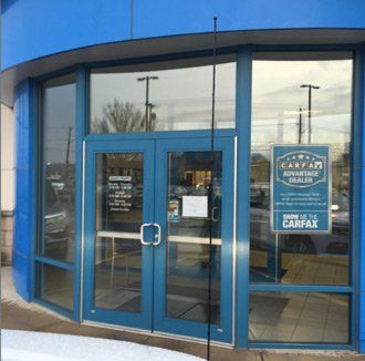 Blue Glass Door - Replacement Glass in Liverpool, NY