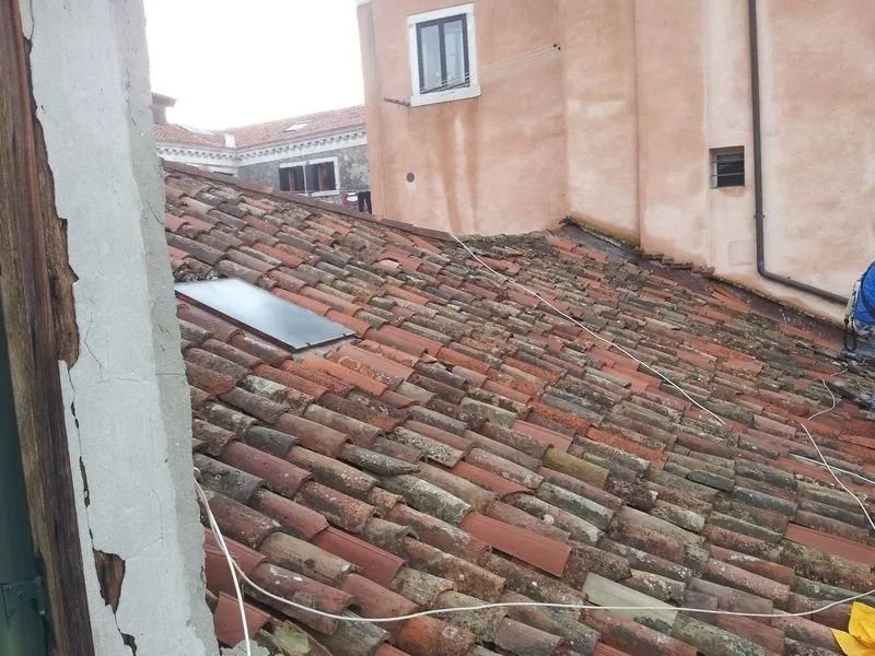 tetto di una casa di Venezia