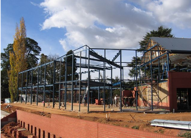 metal support structure