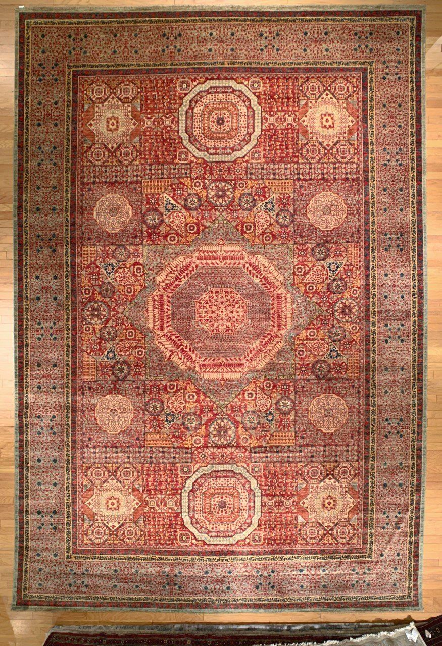 Red Antique Carpet Design — Milwaukee, WI — Shabahang and Sons Persian Carpets