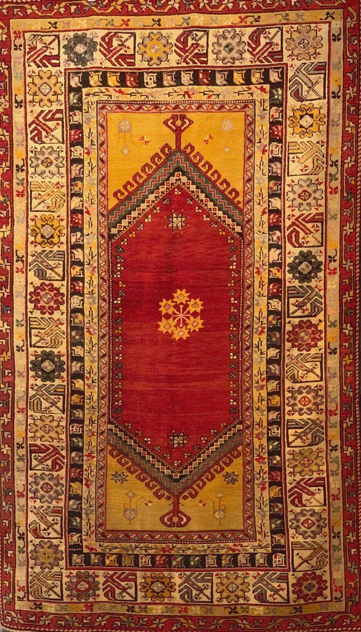 Red and Yellow Pattern Design — Milwaukee, WI — Shabahang and Sons Persian Carpets