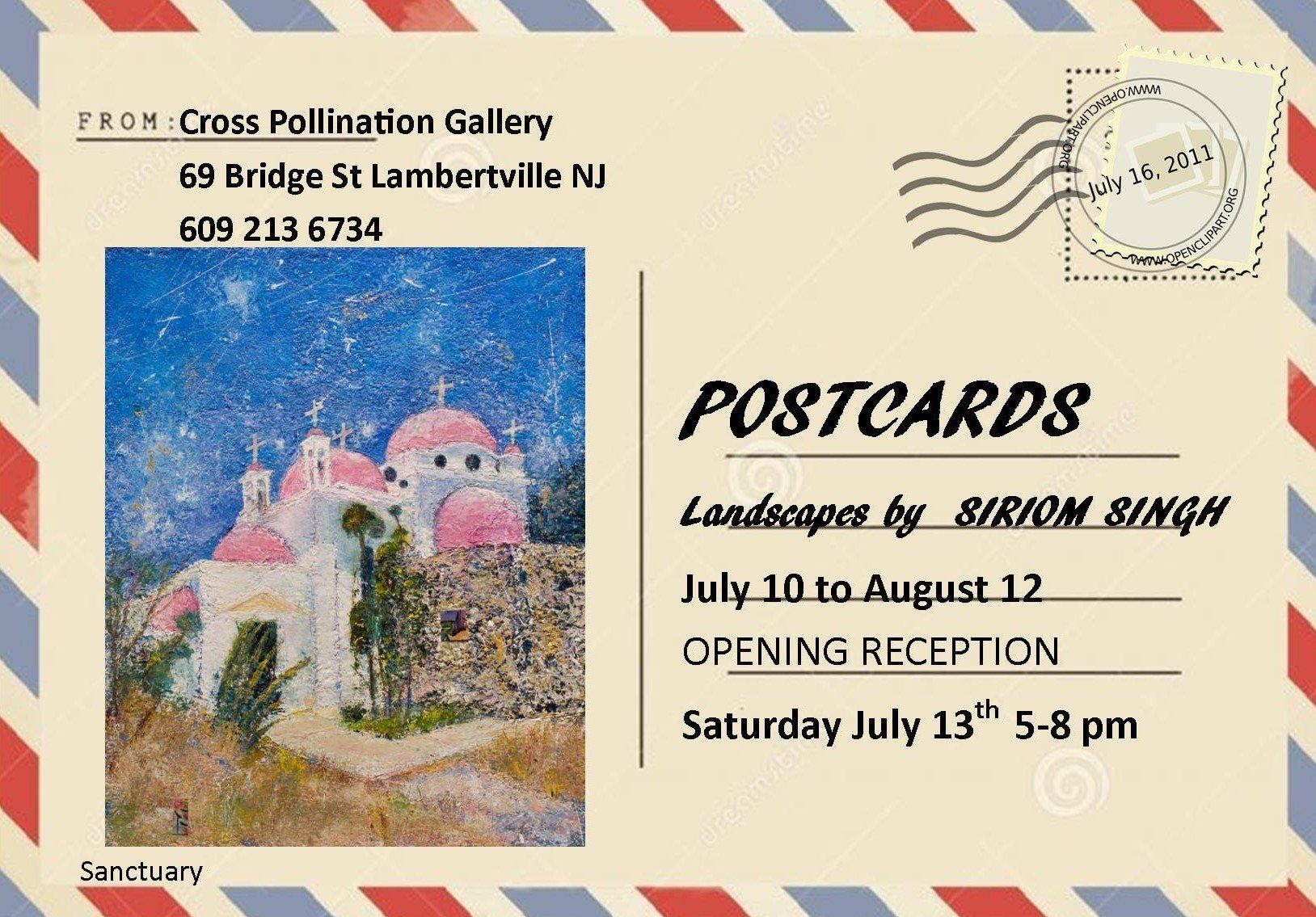 A postcard from the cross pollination gallery