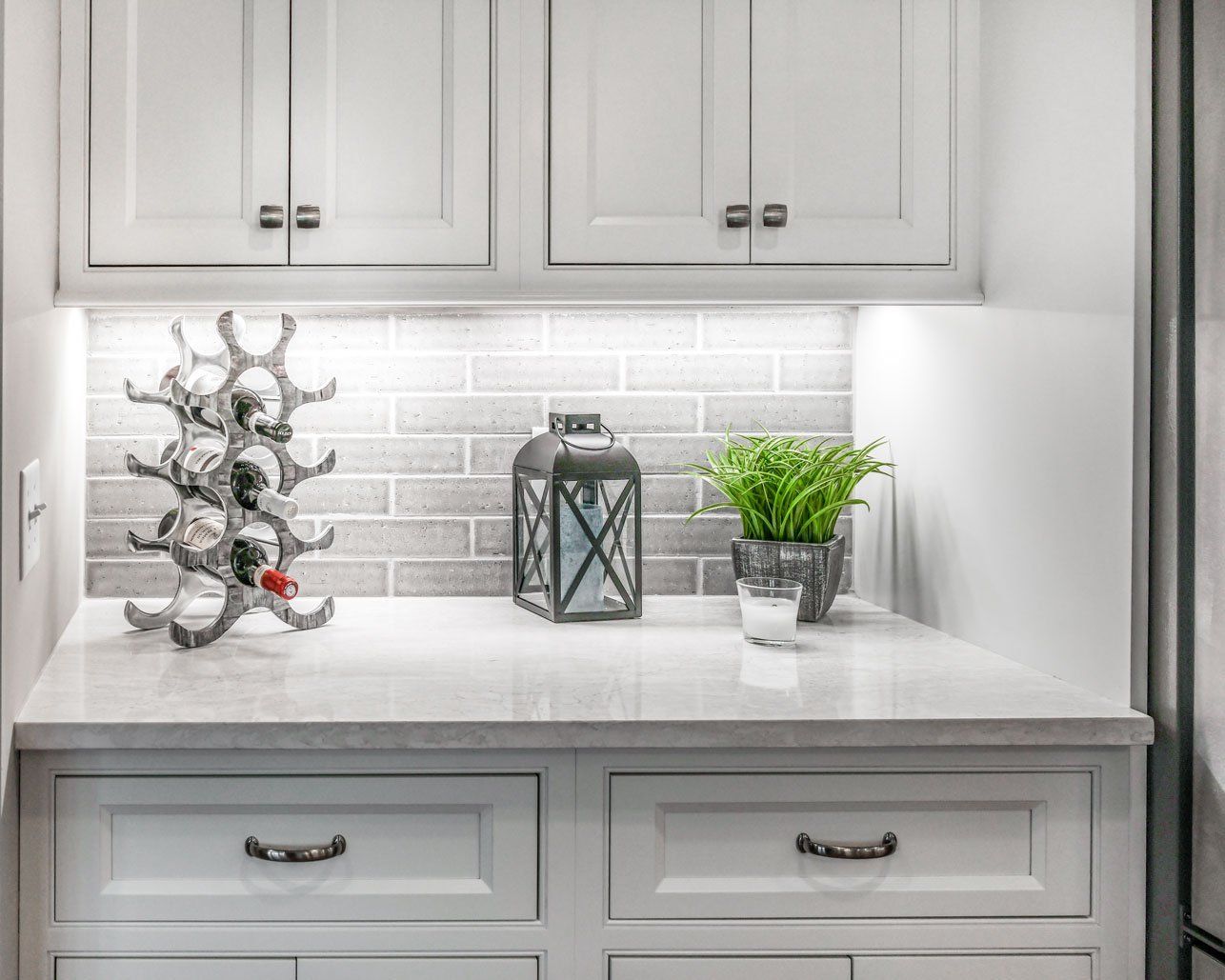 Elegant White Cabinets — Luxury White Inspired Cabinets in Savannah, GA