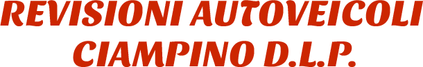 REVISIONI AUTOVEICOLI CIAMPINO D.L.P. - LOGO