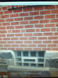 glass block windows - stone work in Newtown Square, PA