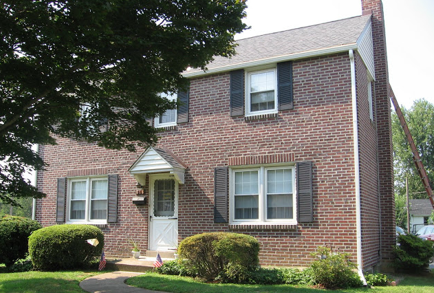 house with chimney 1 - stone work in Newtown Square, PA