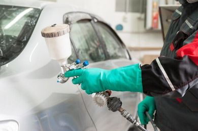 Painting a car - Albuquerque, NM - M & M Body LLC Painting a car - Albuquerque, NM - M & M Body LLC