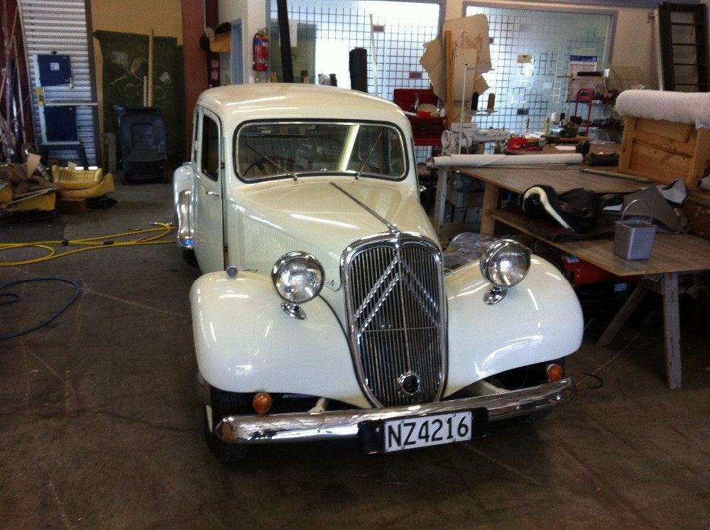 Car upholstery work