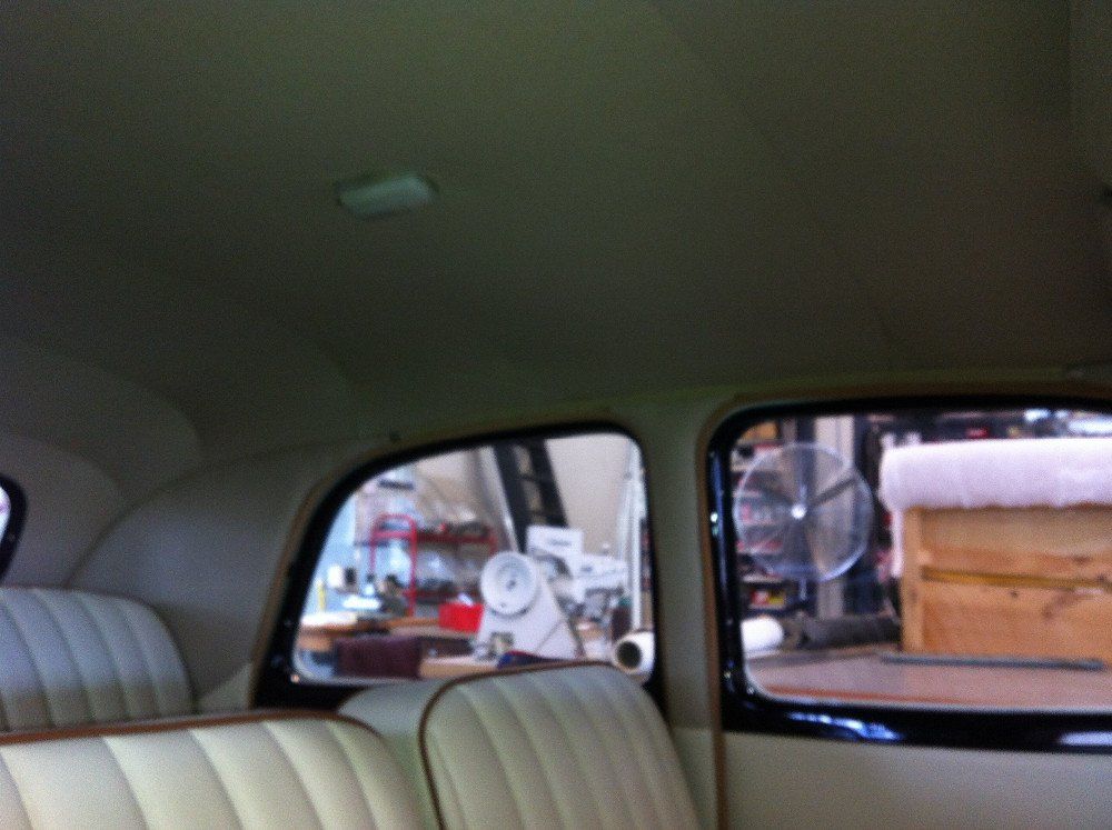 Motor upholstery work - after