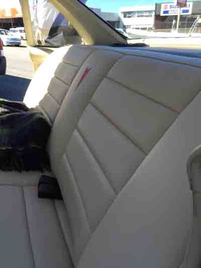 New Upholstery being installed