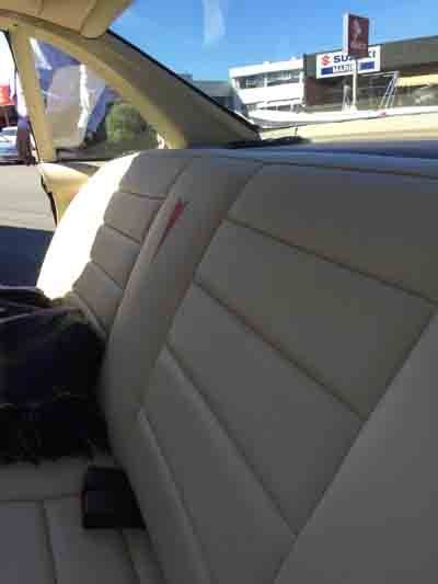 New Upholstery being installed