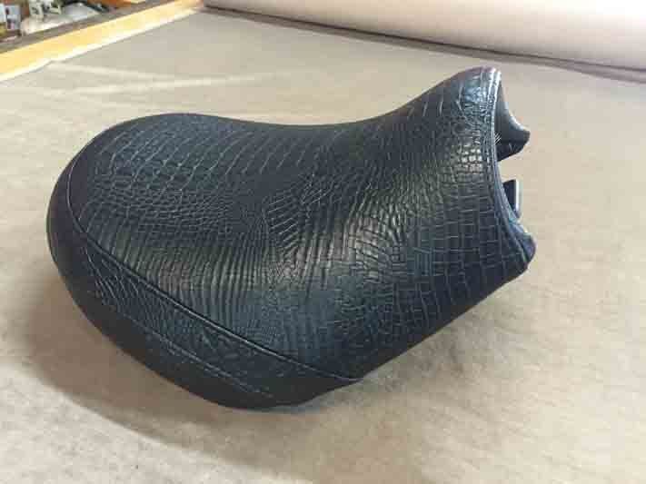 View of an upholstery seat
