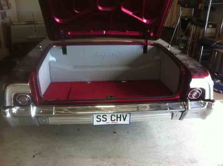 View of the car after repair