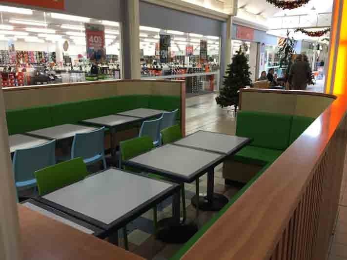 View of a furniture in a cafe