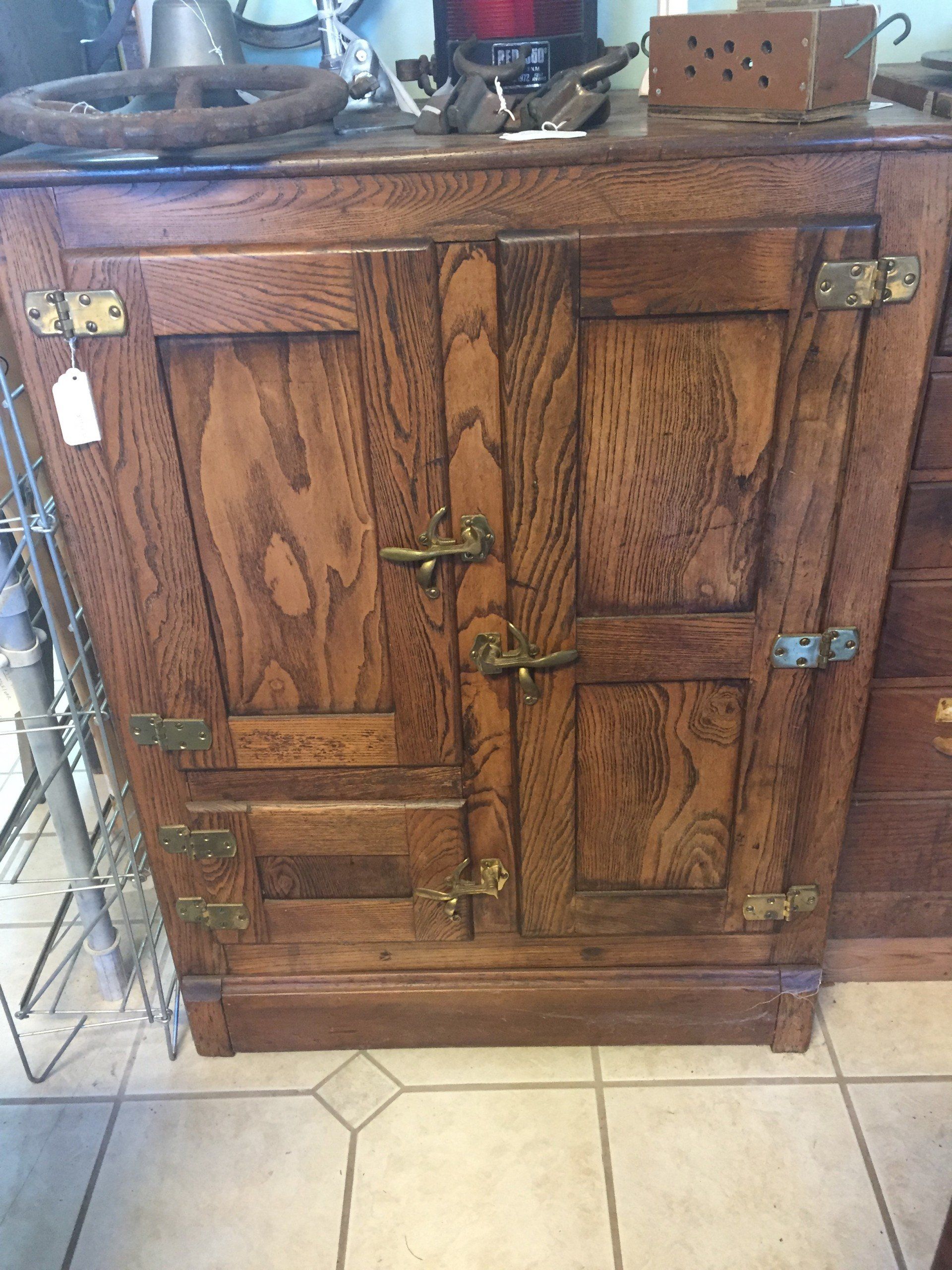Oak Ice Box