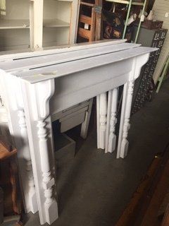 3 White Mantels