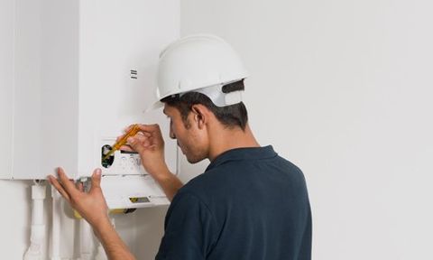 plumber at work