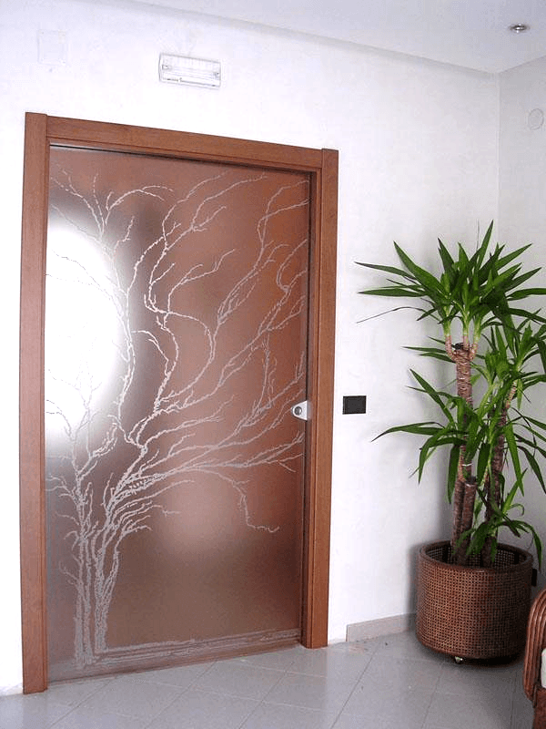 porta decorata