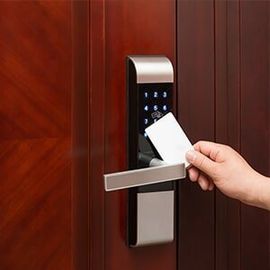 keyless entry system on door