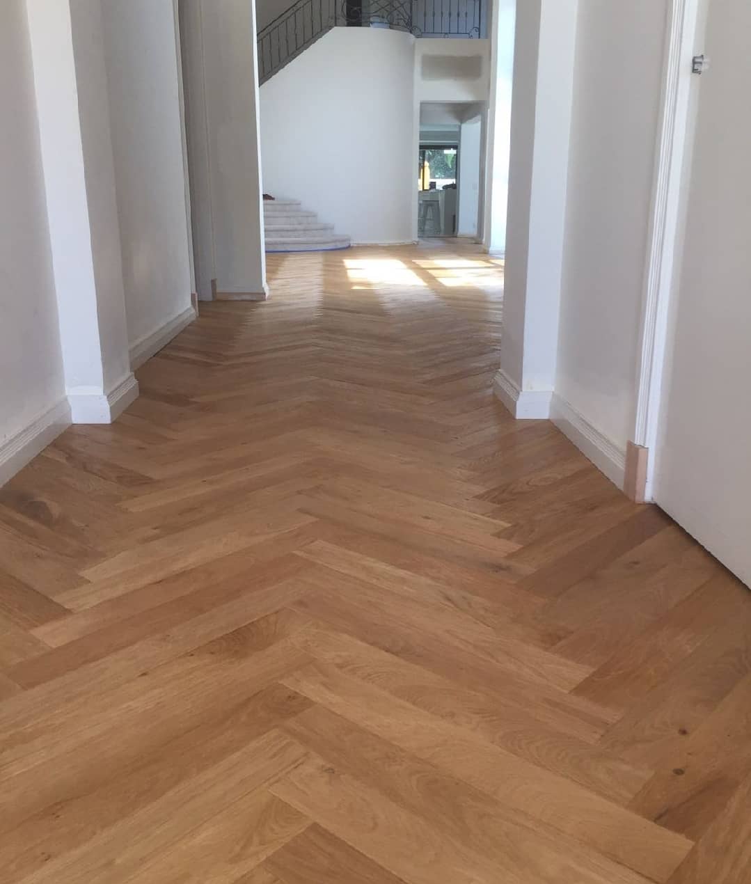 example of hardwood floor installation of subfloor