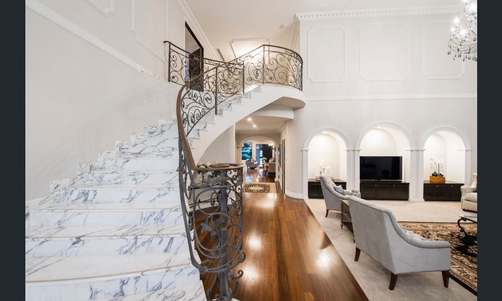 example of hardwood floor installation of parquetry flooring