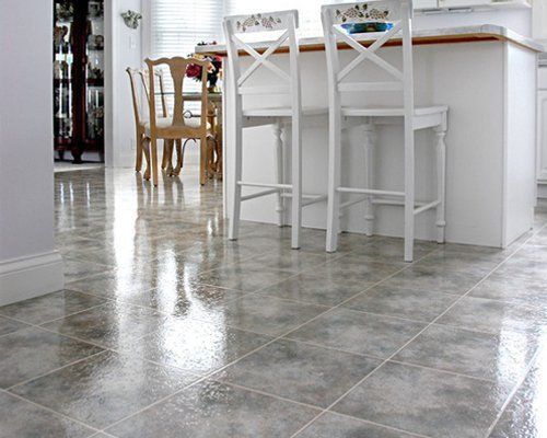 Luxury vinyl kitchen tiles image 01