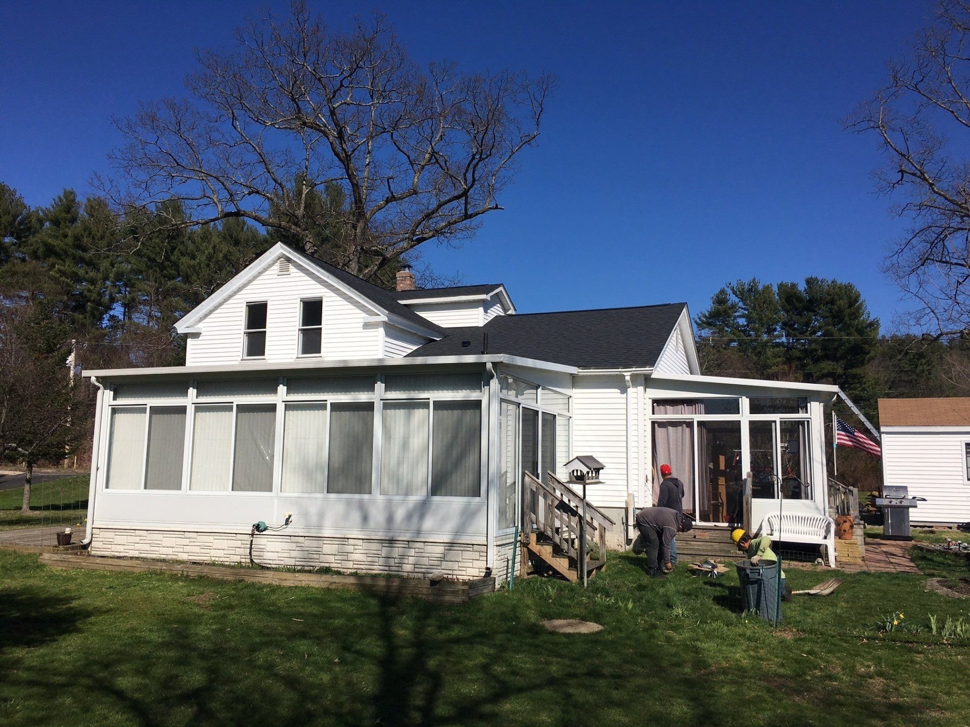 residential roof installation by Roberts Roofs